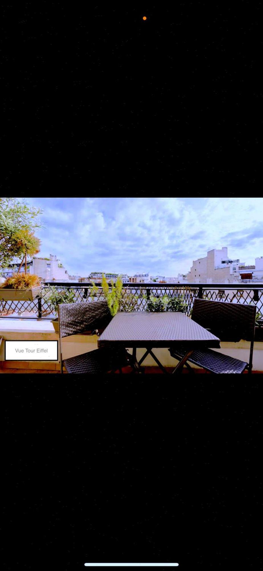 Appart Terrasse Vue Tour Eiffel Párizs Kültér fotó